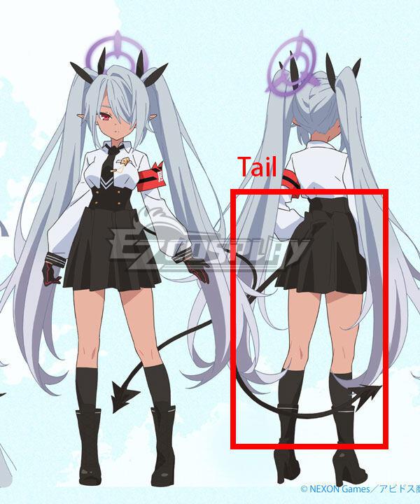 Blue Archive The Animation Shiromi Iori  Tail Cosplay Accessory Prop