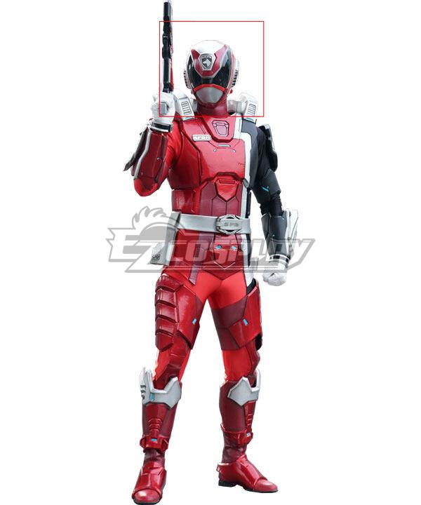 Power Rangers S.P.D. Tokusou Sentai Dekaranger 20th: Fireball Booster Premier DekaRed Helmet 3D Printed Cosplay Weapon Prop