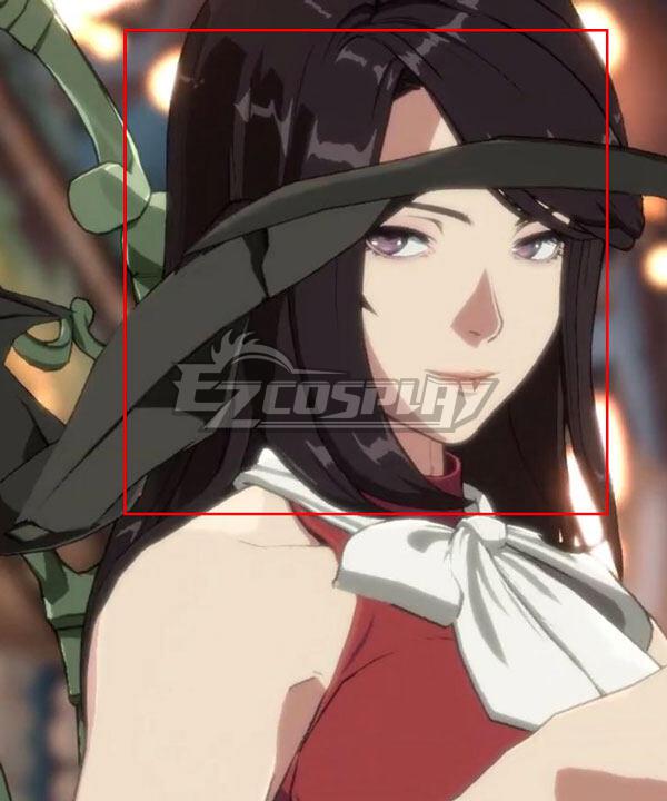 Guilty Gear Strive Slayer Wife Sharon Black Cosplay Wig