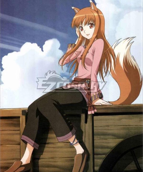 Spice and Wolf Holo Pink Daily Outfit Cosplay Costume