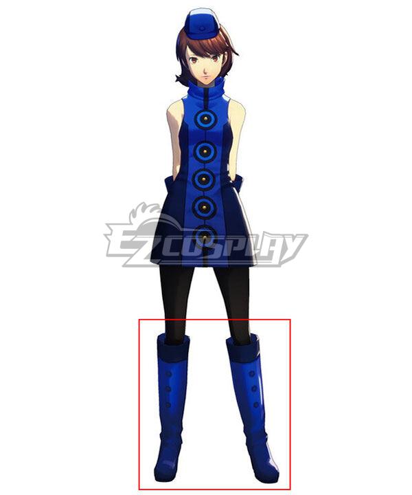 Persona 3 Reload DLC P3R Yukari Takeba Blue Shoes Cosplay Boots
