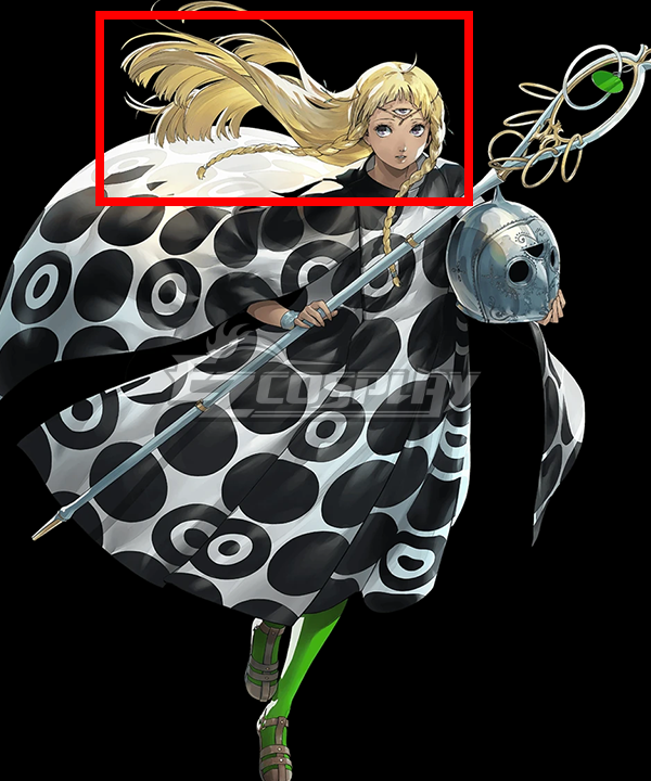 Metaphor: ReFantazio Eupha Golden Cosplay Wig