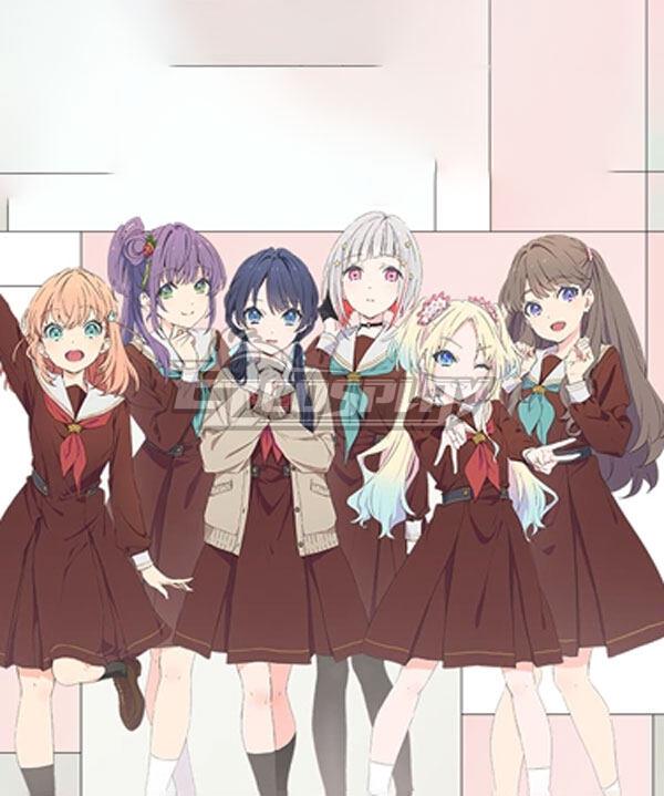 Hasu no Sora Jogakuin School Idol Club Kaho Hinoshita Sayaka Murano Kozue Otomune Tsuzuri Yugiri Rurino Osawa Megumi Fujishima Cosplay Costume