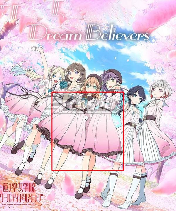 Hasu no Sora Jogakuin School Idol Club Kaho Hinoshita Kozue Otomune Cosplay Costume