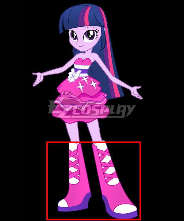 My Little Pony Twilight Sparkle Perple Shoes Cosplay Boots