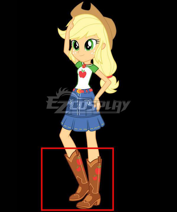 My Little Pony（EG）Applejack Brown Shoes Cosplay Boots