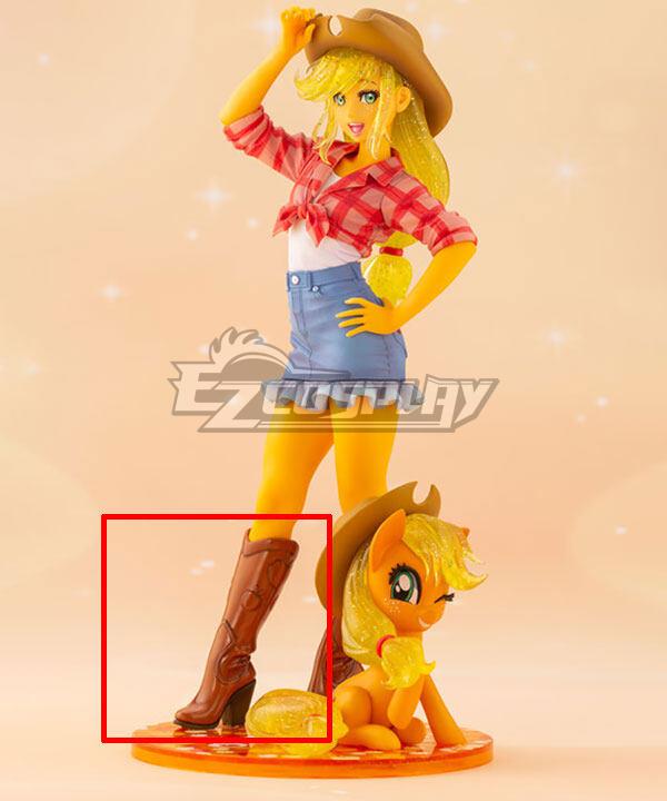 My Little Pony（EG）Applejack Brown High Heels Shoes Cosplay Boots