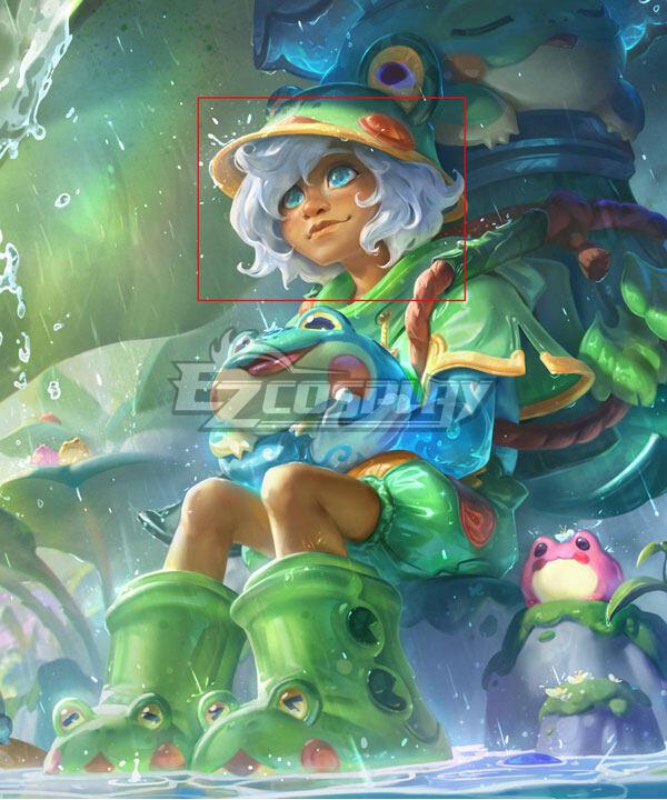 League of Legends LOL Rain Shepherd Milio White Cosplay Wig