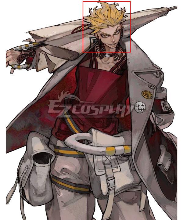 Gachiakuta Enjin Yellow Cosplay Wig
