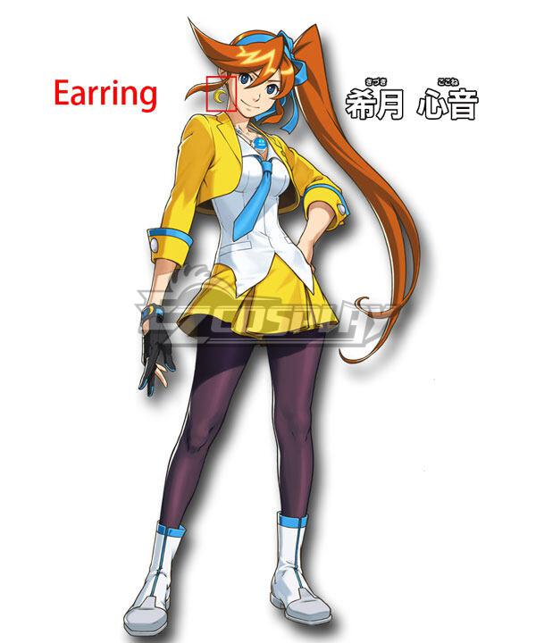 Ace Attorney Gyakuten Saiban Athena Cykes Yellow Ear Accessory Cosplay Accessory Prop