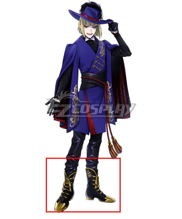 Disney Twisted Wonderland Pomefiore Rook Hunt Shoes Cosplay Boots