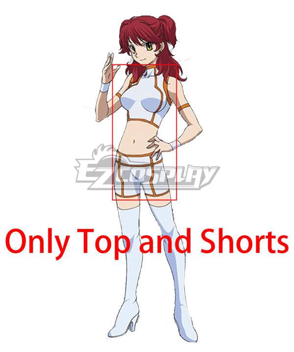 Mobile Suit Gundam 00 Nena Trinity(Only Top and Shorts) Cosplay Costume
