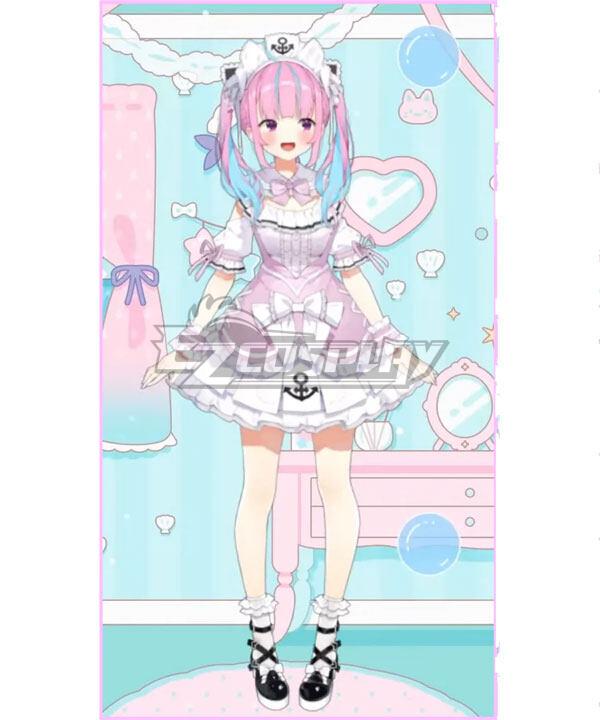 Hololive Virtual YouTuber Minato Aqua 2024 New Outfit Cosplay Costume