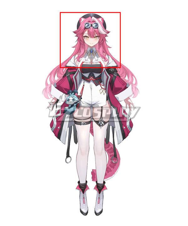 Hololive Virtual YouTuber Justice Raora Panthera Pink Cosplay Wig