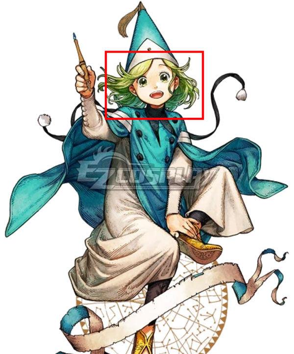 Witch Hat Atelier Anime Coco Green Cosplay Wig