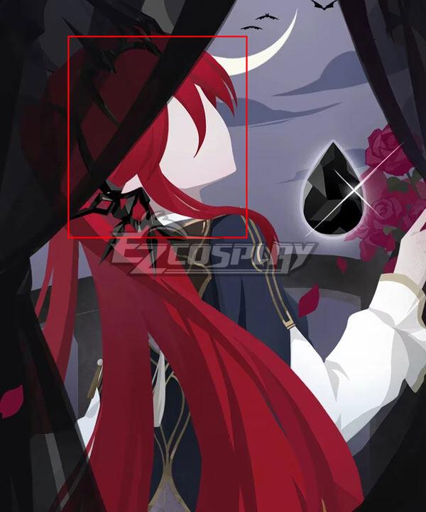 Honkai: Star Rail Obsidian Red Cosplay Wig
