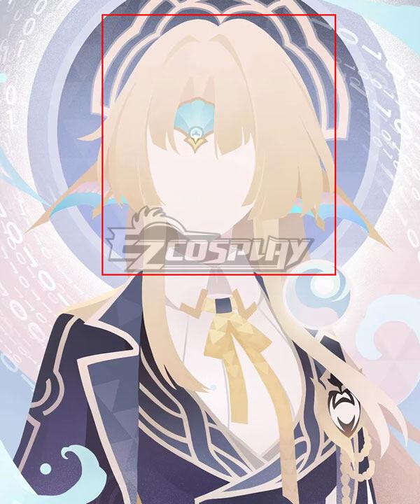 Honkai: Star Rail Pearl Golden Cosplay Wig