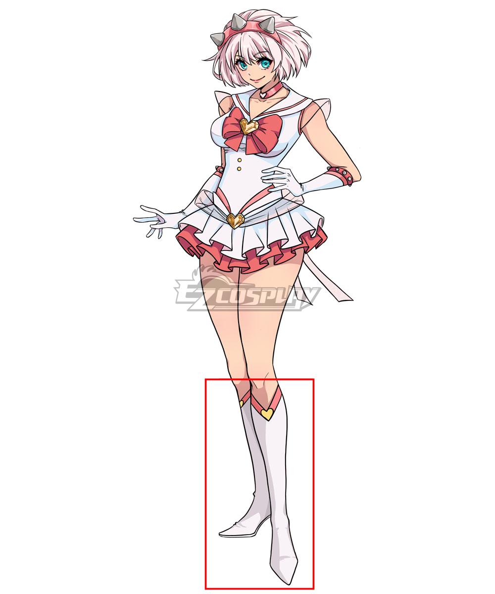 Ezcosplay Original Derivative Magical Girl Sailor Suit Guilty Gear Strive Elphelt Valentine Shoes Cosplay Boots