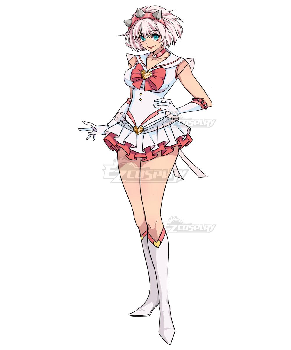 Ezcosplay Original Derivative Magical Girl Sailor Suit Guilty Gear Strive Elphelt Valentine Cosplay Costume