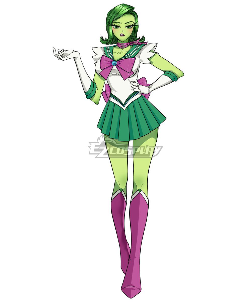 Ezcosplay Original Derivative Magical Girl Sailor Suit Inside Out Disgust Cosplay Costume
