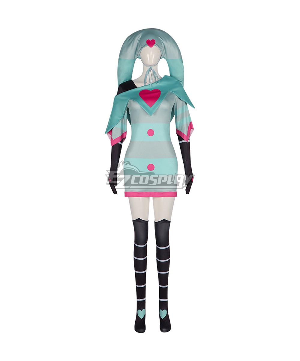 Hazbin Hotel Fizzarolli Green Halloween Party Cosplay Costume