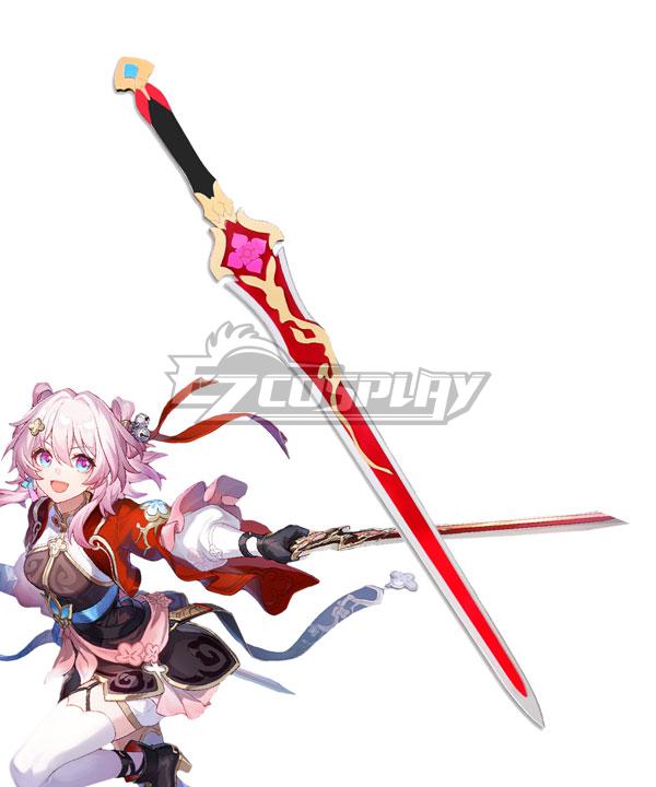 Honkai: Star Rail March 7th Xianzhou Red Sword Cosplay Weapon Prop