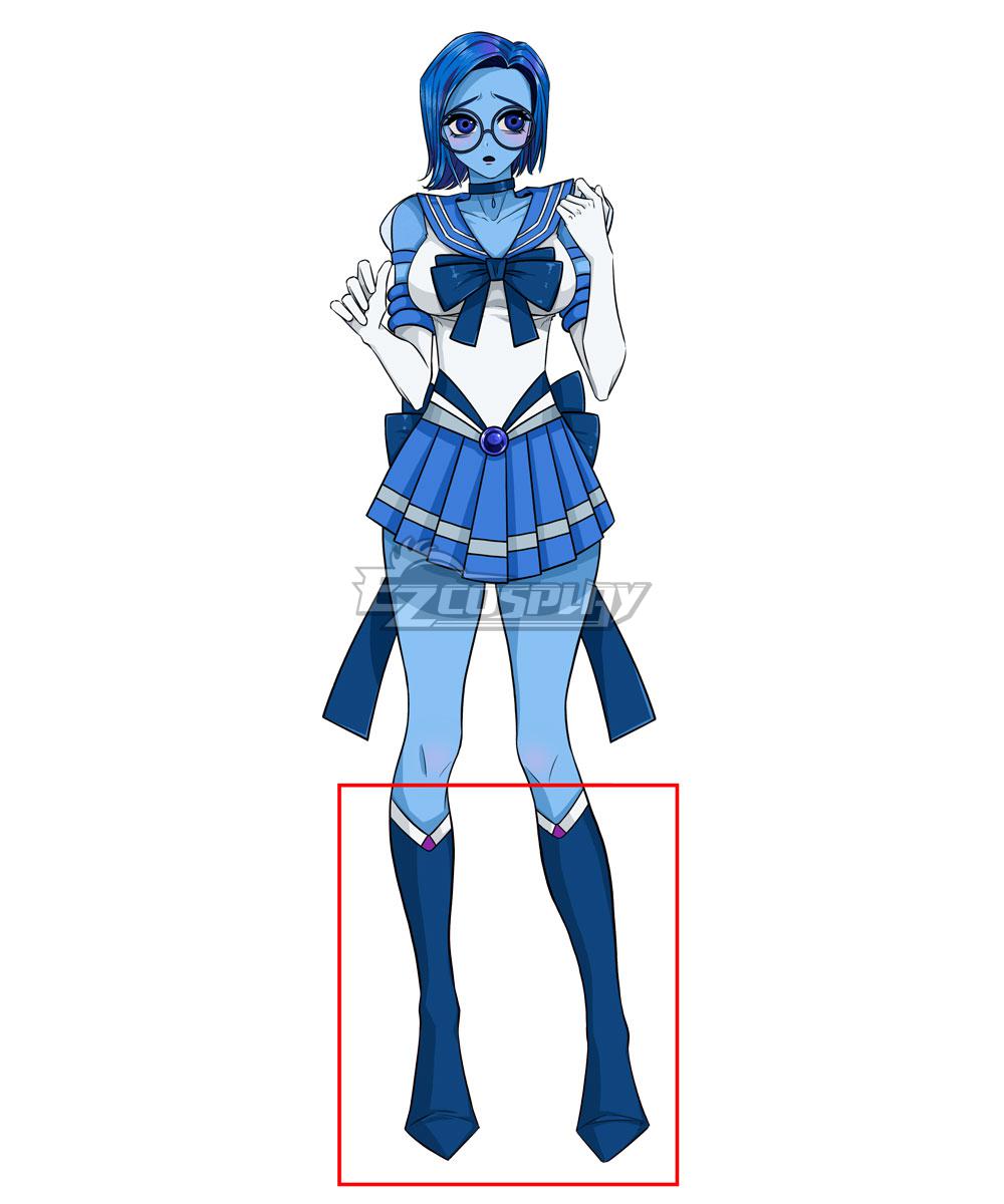 Ezcosplay Original Derivative Magical Girl Sailor Suit Inside Out Sadness Shoes Cosplay Boots