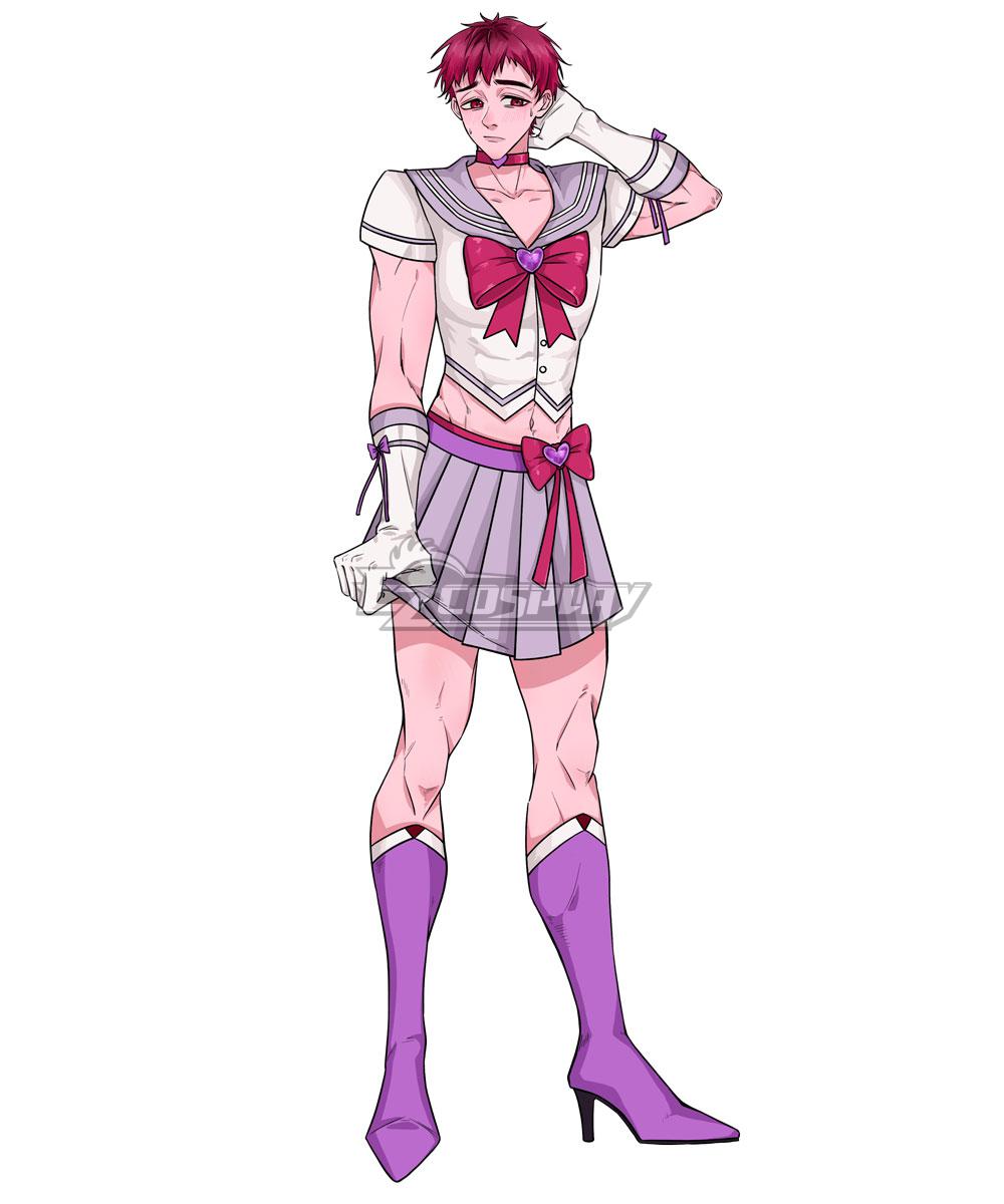 Ezcosplay Original Derivative Magical Girl Sailor Suit Inside Out Embarrassment Cosplay Costume