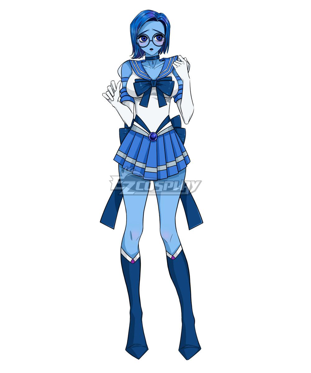 Ezcosplay Original Derivative Magical Girl Sailor Suit Inside Out Sadness Cosplay Costume