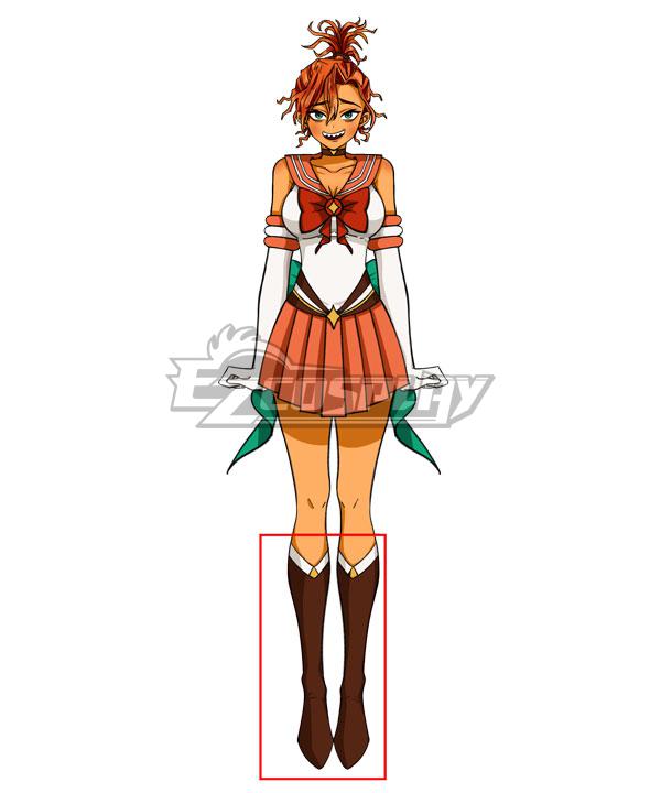 Ezcosplay Original Derivative Magical Girl Sailor Suit Inside Out Anxiety Shoes Cosplay Boots