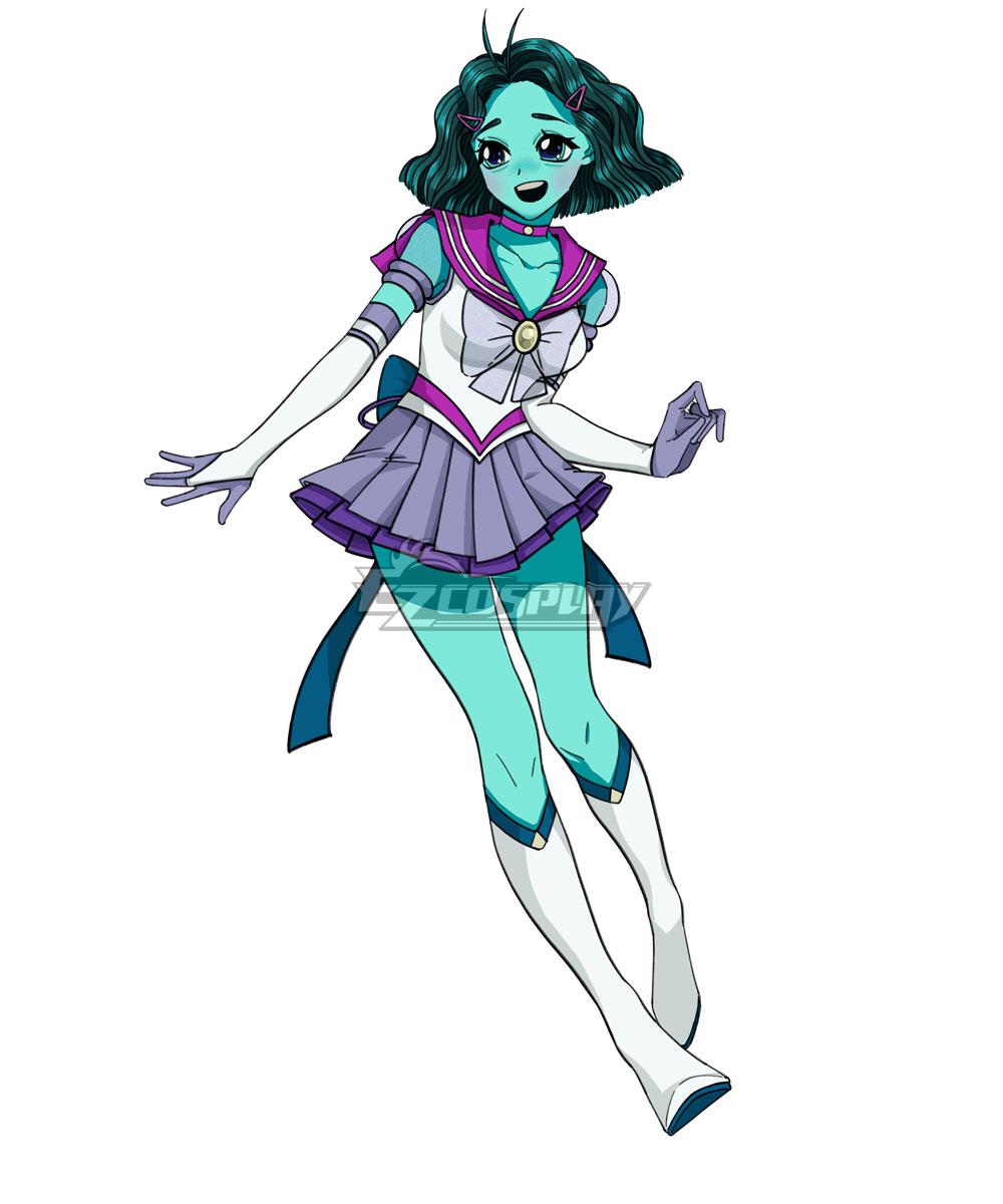 Ezcosplay Original Derivative Magical Girl Sailor Suit Inside Out Envy Cosplay Costume