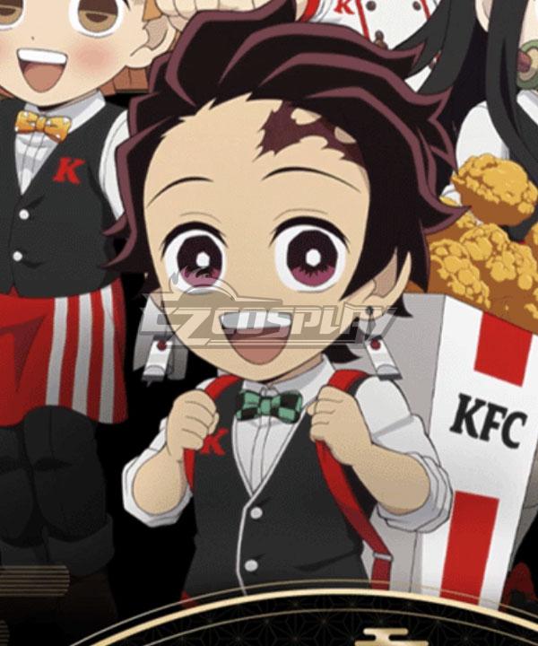 Demon Slayer: Kimetsu No Yaiba Kamado Tanjirou KFC Cosplay Costume