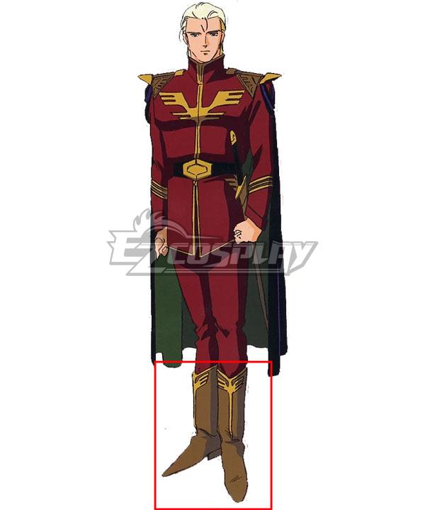 Mobile Suit Gundam: Char's Counterattack Char Aznable Shoes Cosplay Boots