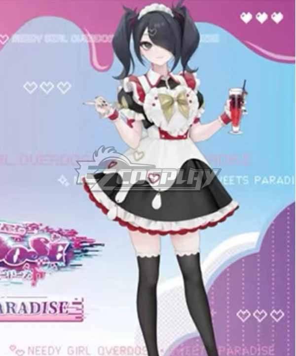 Needy Streamer Overload Needy Girl Overdose Maid P-chan Cosplay Costume