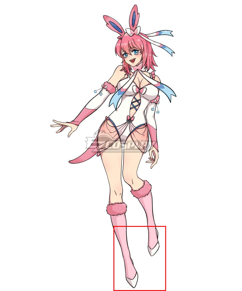 Ezcosplay Original Derivative PM Halloween Jumpsuit Sylveon Cosplay Shoes