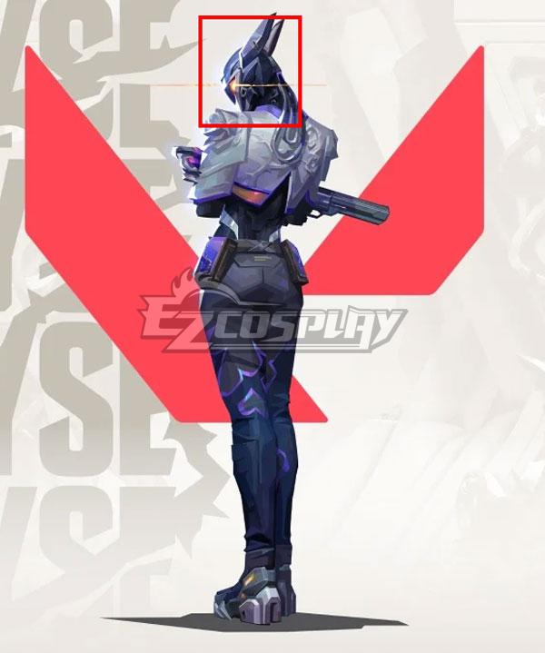 Valorant Vyse Helmet Helmet 3D Printed Cosplay Weapon Prop
