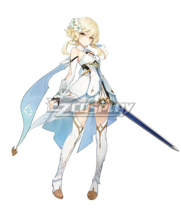 Genshin Impact Player Female Traveler Lumine Premium Edition Cosplay Costume