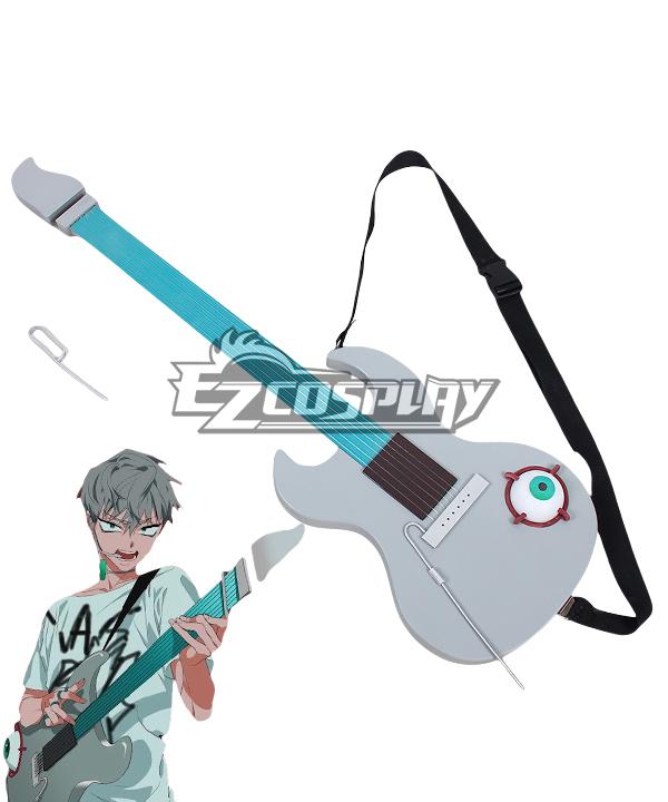 ALIEN STAGE Till  Silver Guitar Model Cosplay Weapon Prop