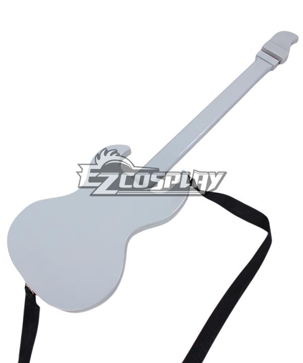 ALIEN STAGE Till Silver Guitar Model Cosplay Weapon Prop