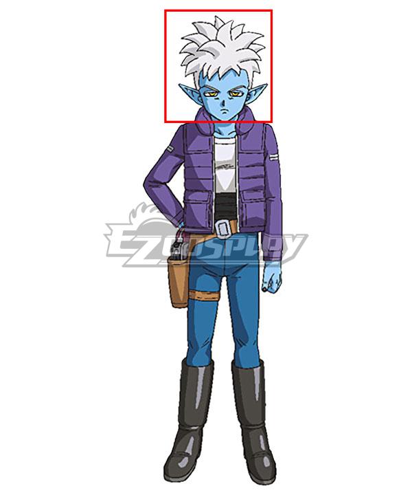 Dragon Ball Daima Glorio White Cosplay Wig