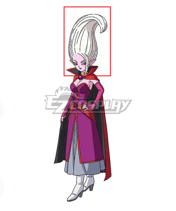 Dragon Ball Daima Dr. Arinsu White Cosplay Wig