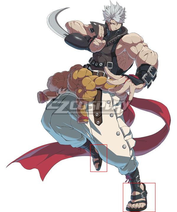 Guilty Gear STRIVE GGST Chipp Zanuff Black Cosplay Shoes