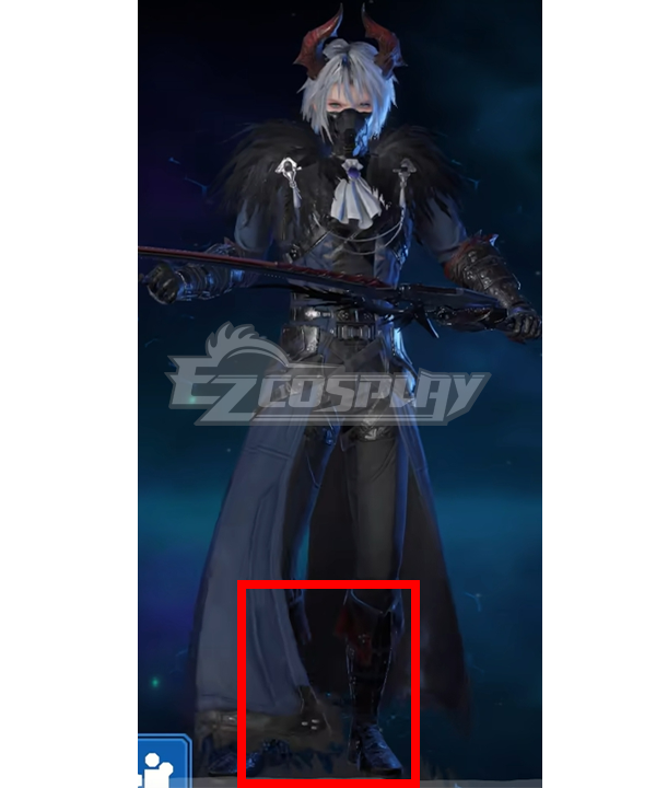 Final Fantasy VII Ever Crisis FF7EC Sephiroth Halloween Cosplay Shoes
