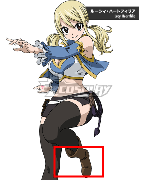 Fairy Tail Lucy Heartfilia After Seven Years Shoes Cosplay Boots