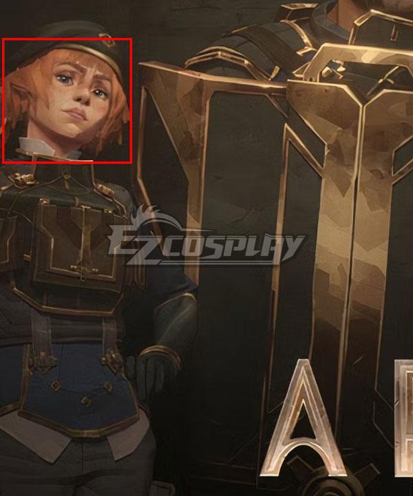Arcane Season 2 League of Legends LOL Maddie Yellow Cosplay Wig