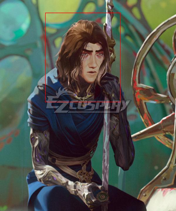 Arcane Season 2 League of Legends LOL Viktor Brown Cosplay Wig