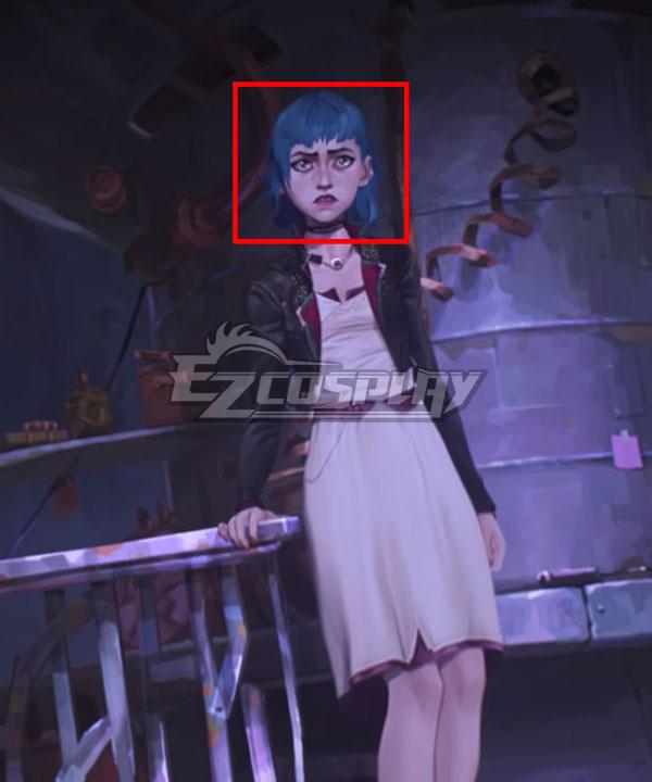 Arcane Season 2 League of Legends LOL Universe Jinx Cosplay Wig