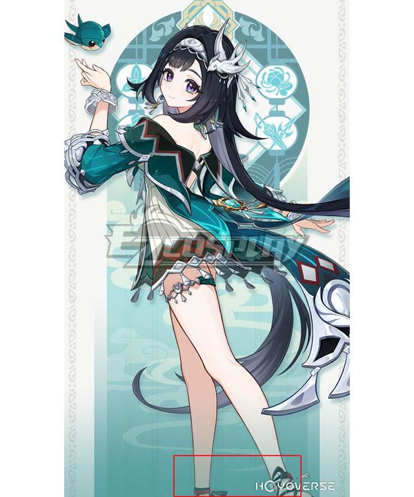 Genshin Impact Lanyan Black Cosplay Shoes