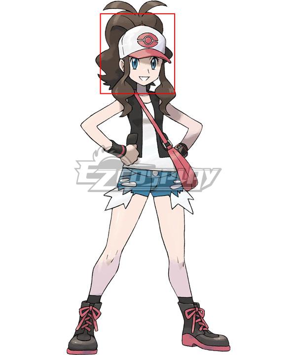 PM Black White PM Hilda Brown Cosplay Wig