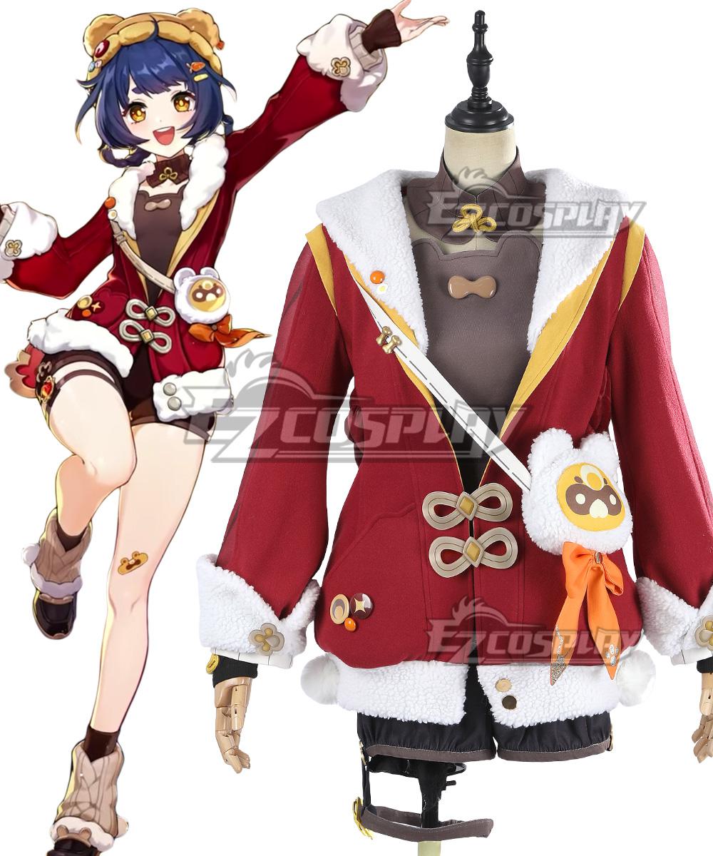 Genshin Impact Lantern Rite 5.3 Version Xiangling  New Skin Cosplay Costume